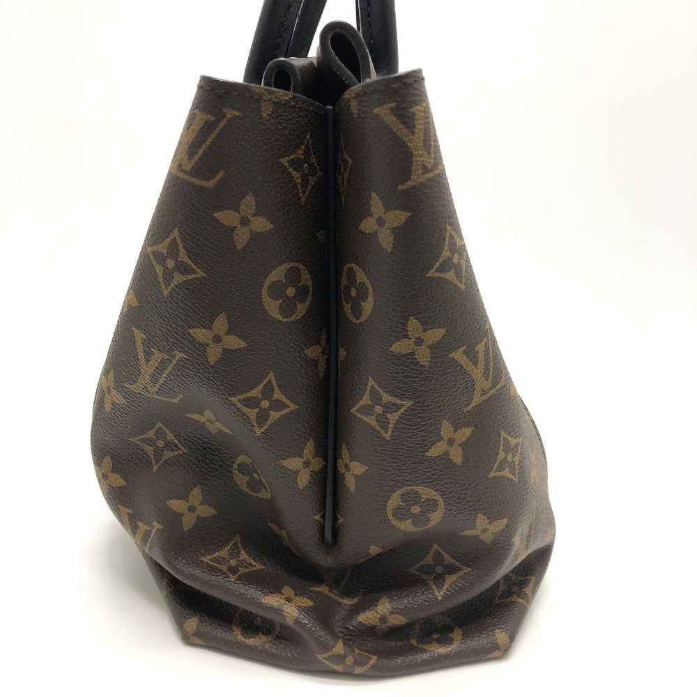 LOUIS VUITTON Handbag M41061 Monogram canvas, Cuir Orfevre leather Brown Monogram Tote W PM Women Used Authentic