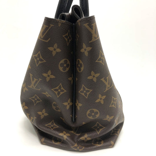LOUIS VUITTON Handbag M41061 Monogram canvas, Cuir Orfevre leather Brown Monogram Tote W PM Women Used Authentic
