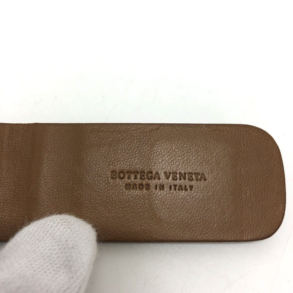 BOTTEGAVENETA Money clip 169719 leather Brown INTRECCIATO Nappa