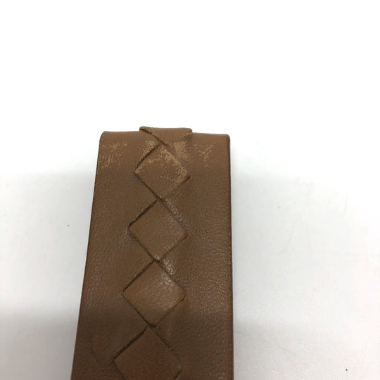 BOTTEGAVENETA Money clip 169719 leather Brown INTRECCIATO Nappa