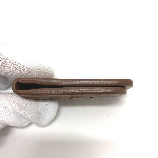 BOTTEGAVENETA Money clip 169719 leather Brown INTRECCIATO Nappa