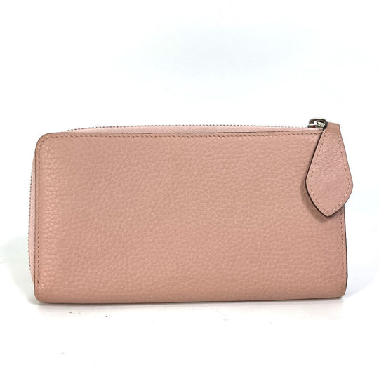 LOUIS VUITTON Long Wallet Purse M63103 Taurillon Clemence Leather pink Portefeuille comet Women Used Authentic