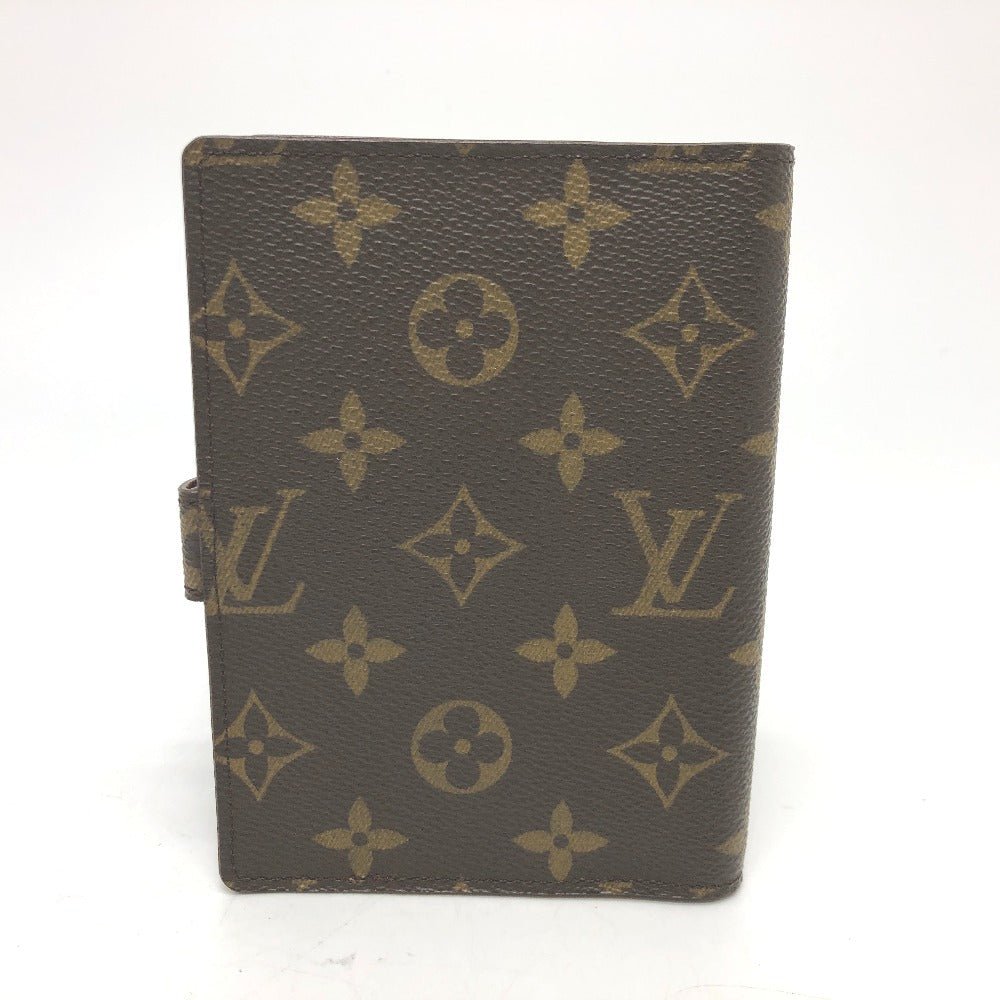 LOUIS VUITTON Notebook cover R20005 Monogram canvas Brown Monogram Agenda PM Women Used Authentic