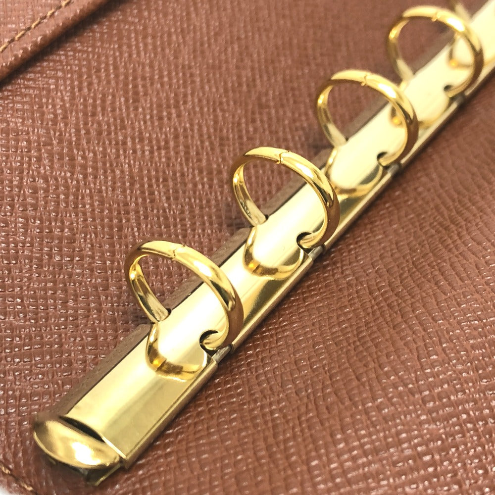 LOUIS VUITTON Notebook cover R20005 Monogram canvas Brown Monogram Agenda PM Women Used Authentic