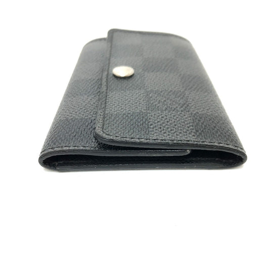LOUIS VUITTON Key case Key holder  N62662 Damier Grafitto Canvas black Damier Grafitte Multicles6