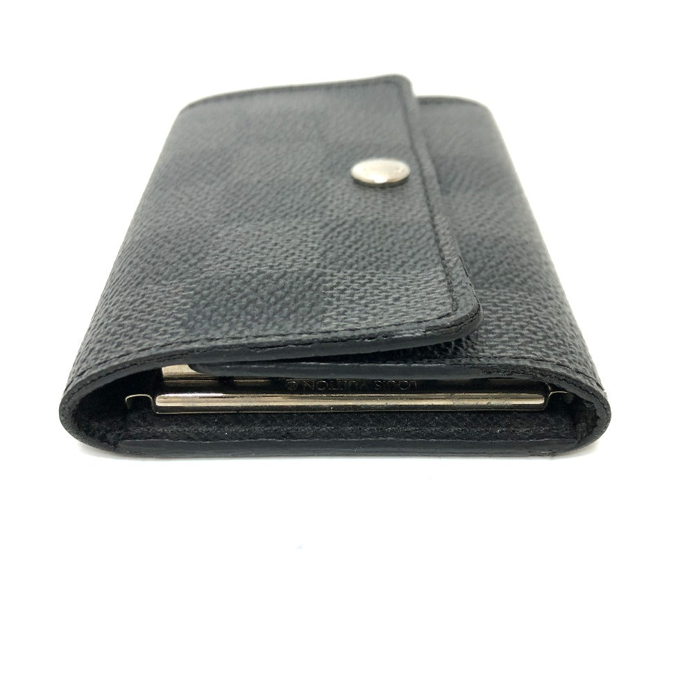 LOUIS VUITTON Key case Key holder  N62662 Damier Grafitto Canvas black Damier Grafitte Multicles6