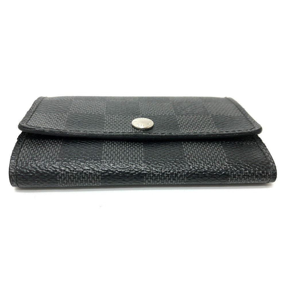 LOUIS VUITTON Key case Key holder  N62662 Damier Grafitto Canvas black Damier Grafitte Multicles6