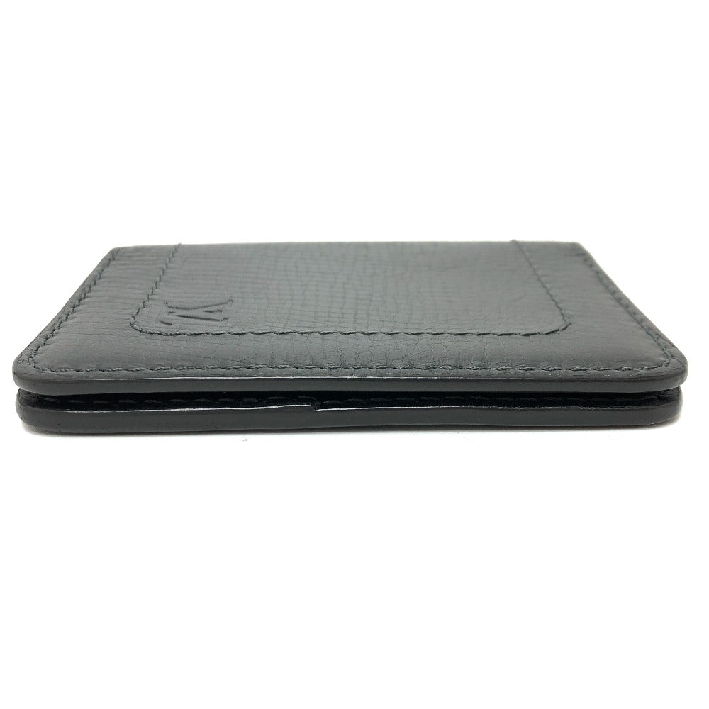 LOUIS VUITTON Card Case M92997 Utah leather black Utah Organizer De Poch