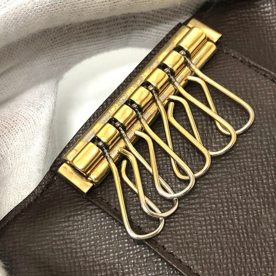 LOUIS VUITTON Key case Key holder  N62630 Damier canvas Brown Damier Multicles6 unisex(Unisex) Used Authentic