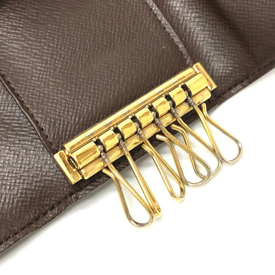 LOUIS VUITTON Key case Key holder  N62630 Damier canvas Brown Damier Multicles6 unisex(Unisex) Used Authentic
