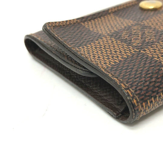 LOUIS VUITTON Key case Key holder  N62630 Damier canvas Brown Damier Multicles6 unisex(Unisex) Used Authentic