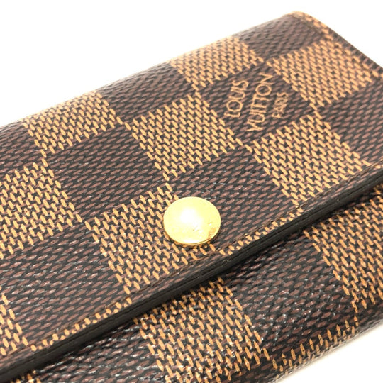 LOUIS VUITTON Key case Key holder  N62630 Damier canvas Brown Damier Multicles6 unisex(Unisex) Used Authentic