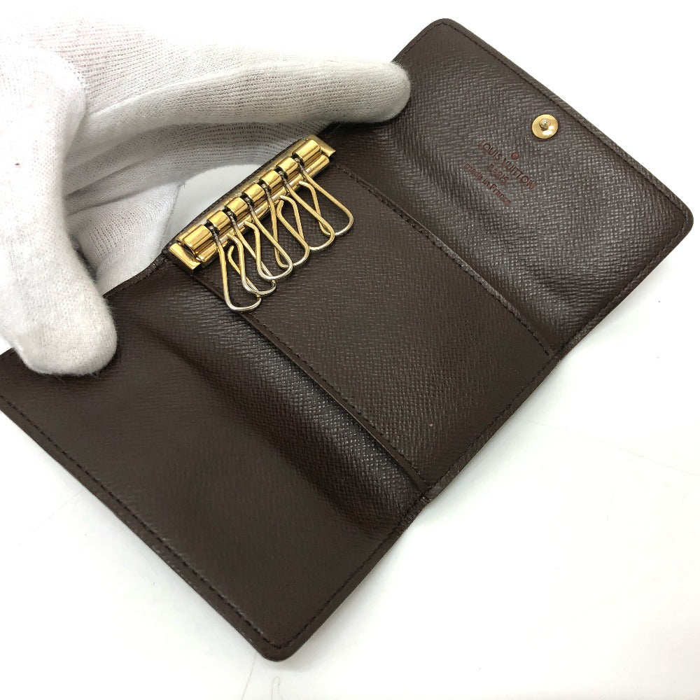 LOUIS VUITTON Key case Key holder  N62630 Damier canvas Brown Damier Multicles6 unisex(Unisex) Used Authentic