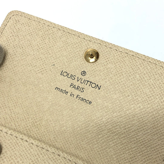 LOUIS VUITTON Key case Key holder  N61745 Damier Azur Canvas white Damier Azur Multicles6 unisex(Unisex) Used Authentic