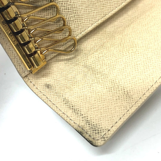 LOUIS VUITTON Key case Key holder  N61745 Damier Azur Canvas white Damier Azur Multicles6 unisex(Unisex) Used Authentic