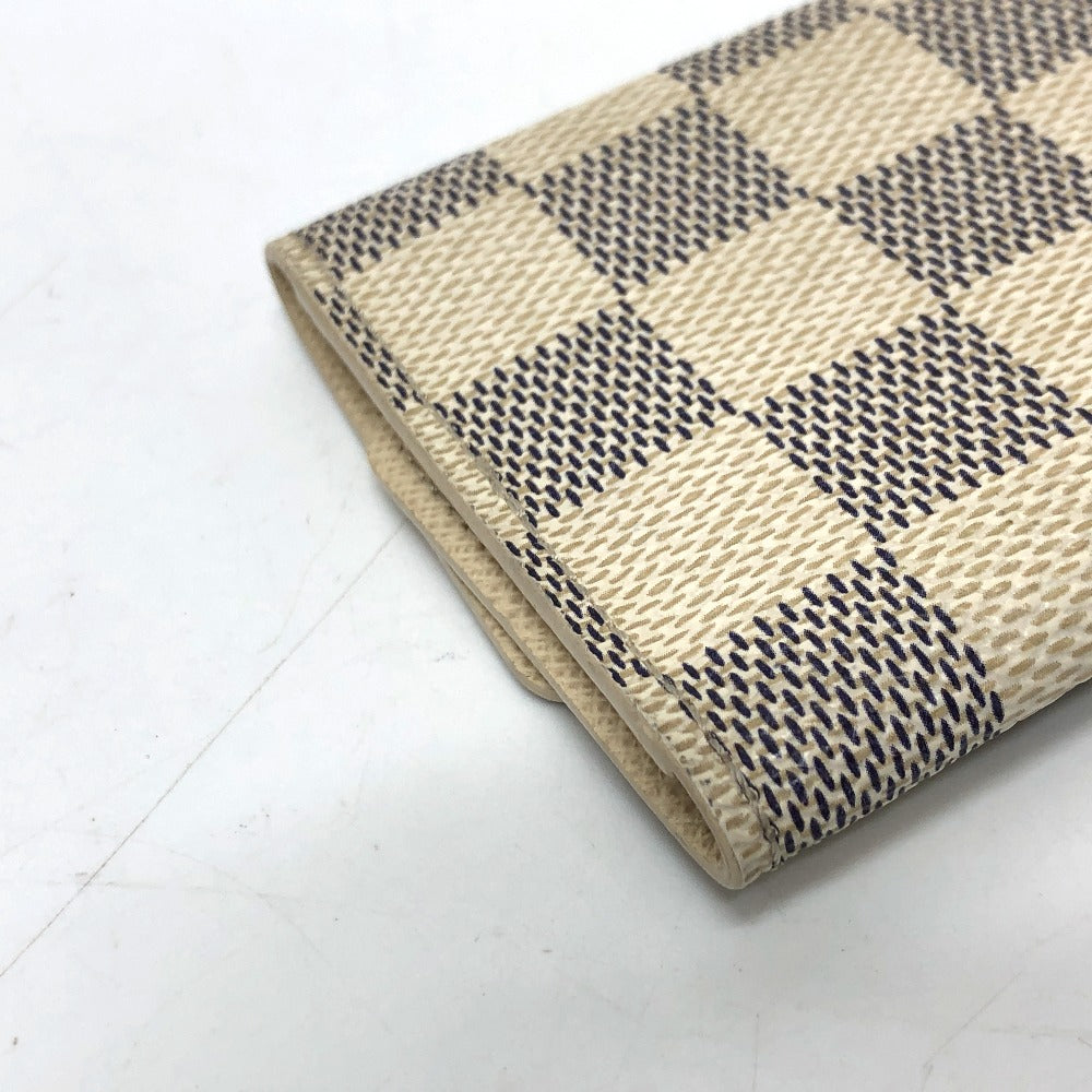 LOUIS VUITTON Key case Key holder  N61745 Damier Azur Canvas white Damier Azur Multicles6 unisex(Unisex) Used Authentic