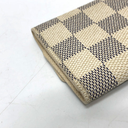 LOUIS VUITTON Key case Key holder  N61745 Damier Azur Canvas white Damier Azur Multicles6 unisex(Unisex) Used Authentic