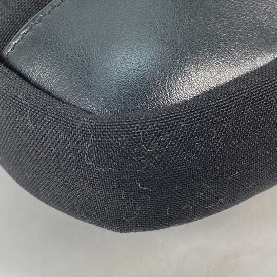 SAINT LAURENT PARIS Shoulder Bag 482777 Leather canvas black Crossbody bag Rivington Sack Pouch mens Used Authentic