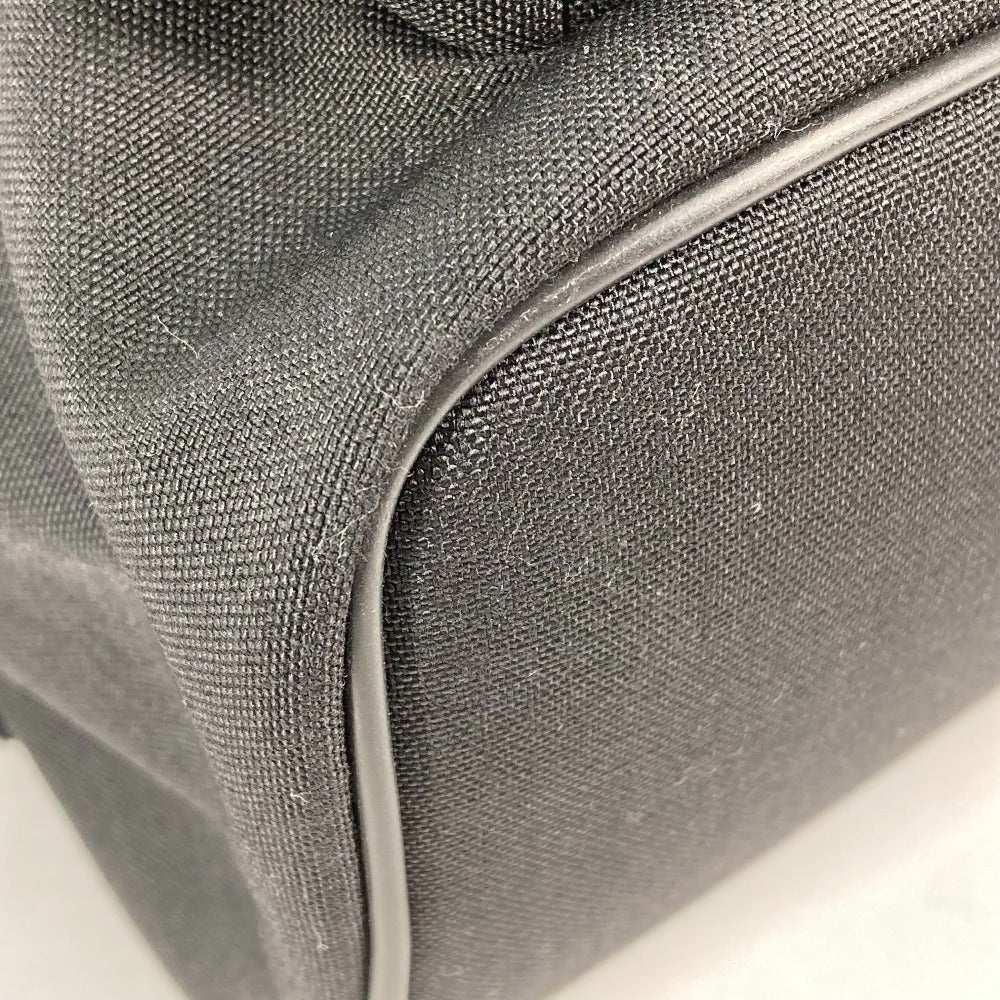 SAINT LAURENT PARIS Backpack 650617 Leather / canvas black Bag logo mens Secondhand Authentic