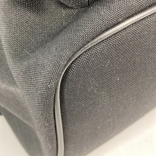 SAINT LAURENT PARIS Backpack 650617 Leather / canvas black Bag logo mens Secondhand Authentic