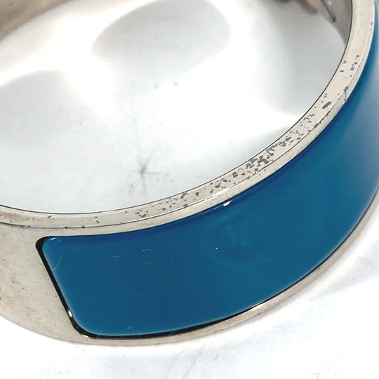 HERMES Bangle metal blue Accessories Bracelets Click crack GM Women Used Authentic