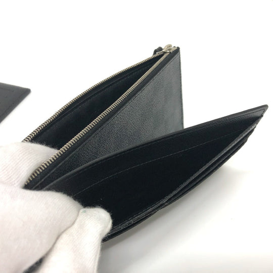 LOUIS VUITTON Long Wallet Purse N63084 Damier Grafitto Canvas black Damier Grafitte Portefeuille long modular Women Used Authentic