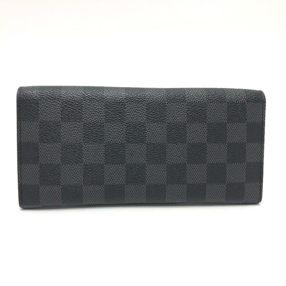 LOUIS VUITTON Long Wallet Purse N63084 Damier Grafitto Canvas black Damier Grafitte Portefeuille long modular Women Used Authentic