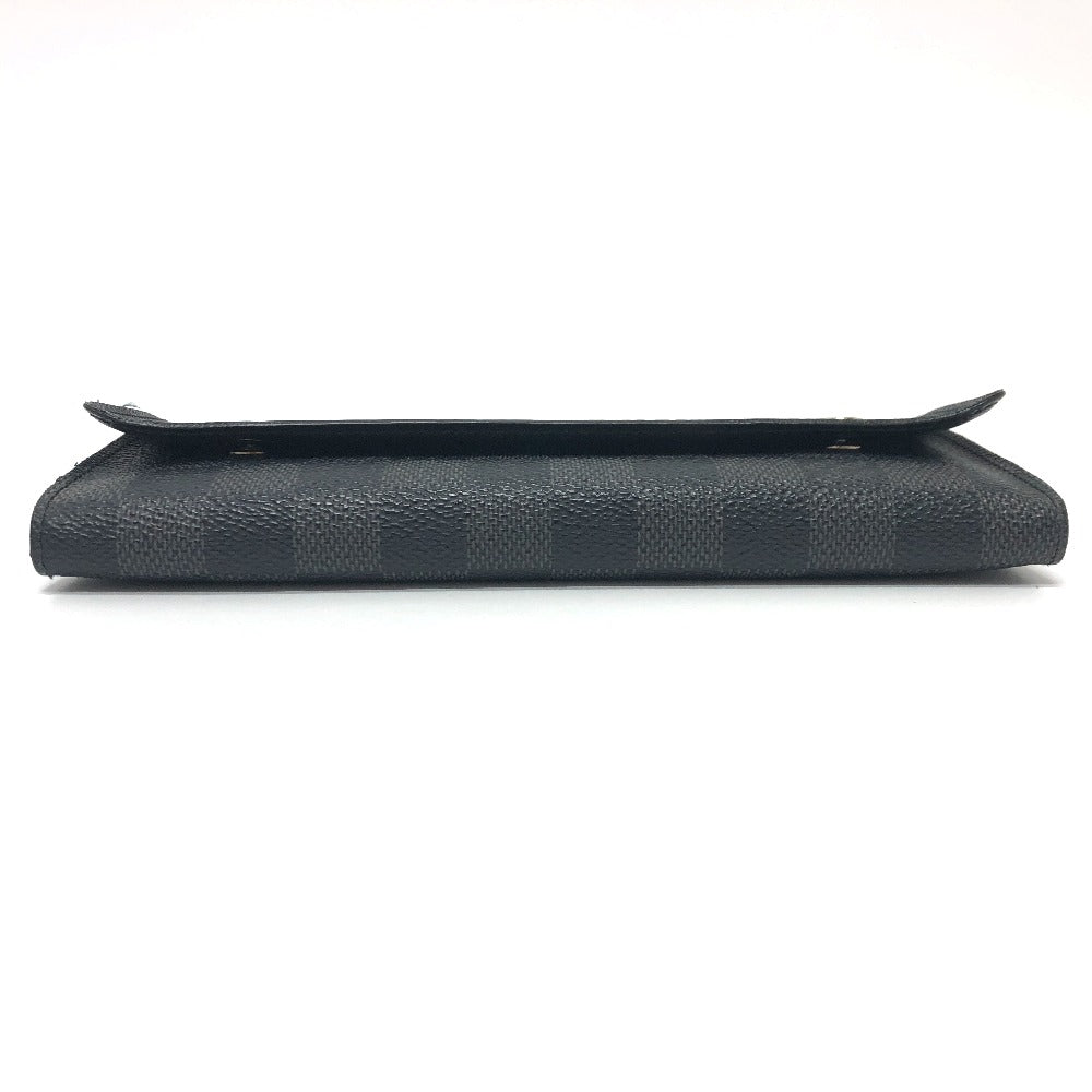 LOUIS VUITTON Long Wallet Purse N63084 Damier Grafitto Canvas black Damier Grafitte Portefeuille long modular Women Used Authentic