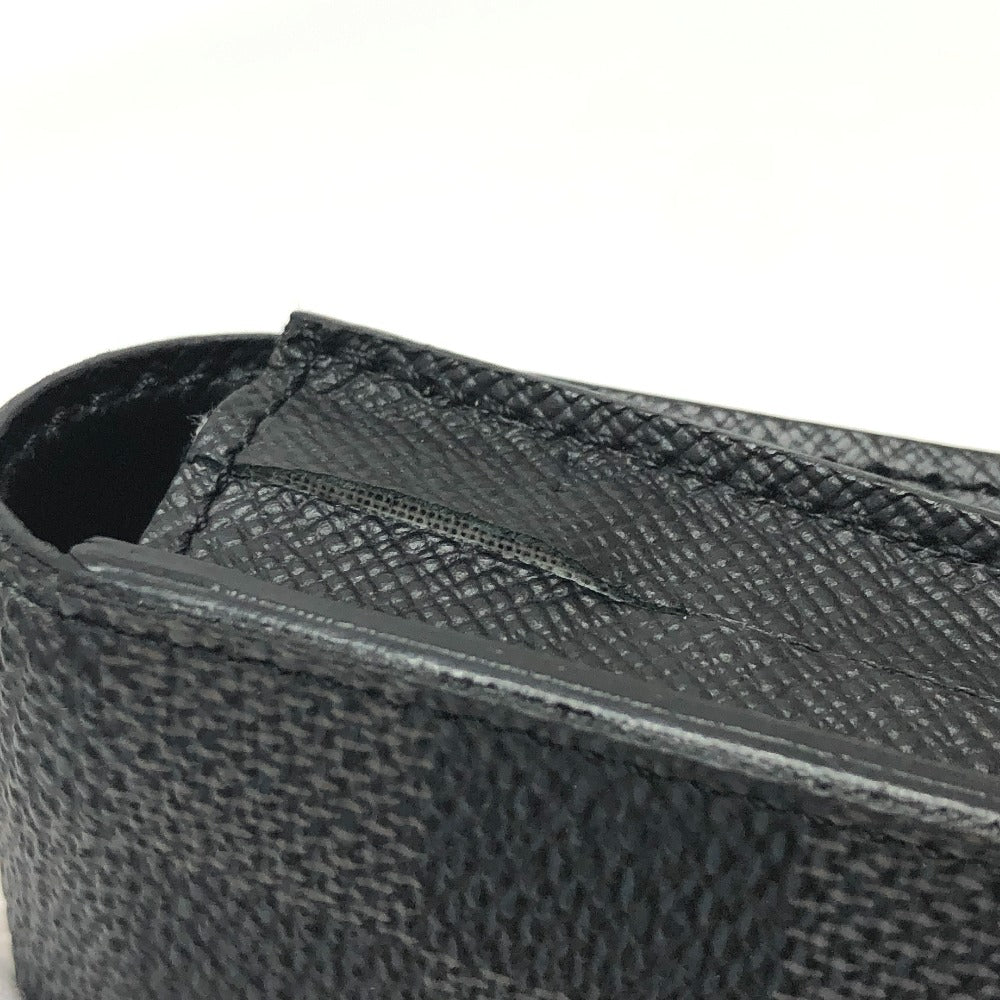 LOUIS VUITTON Long Wallet Purse N63084 Damier Grafitto Canvas black Damier Grafitte Portefeuille long modular Women Used Authentic