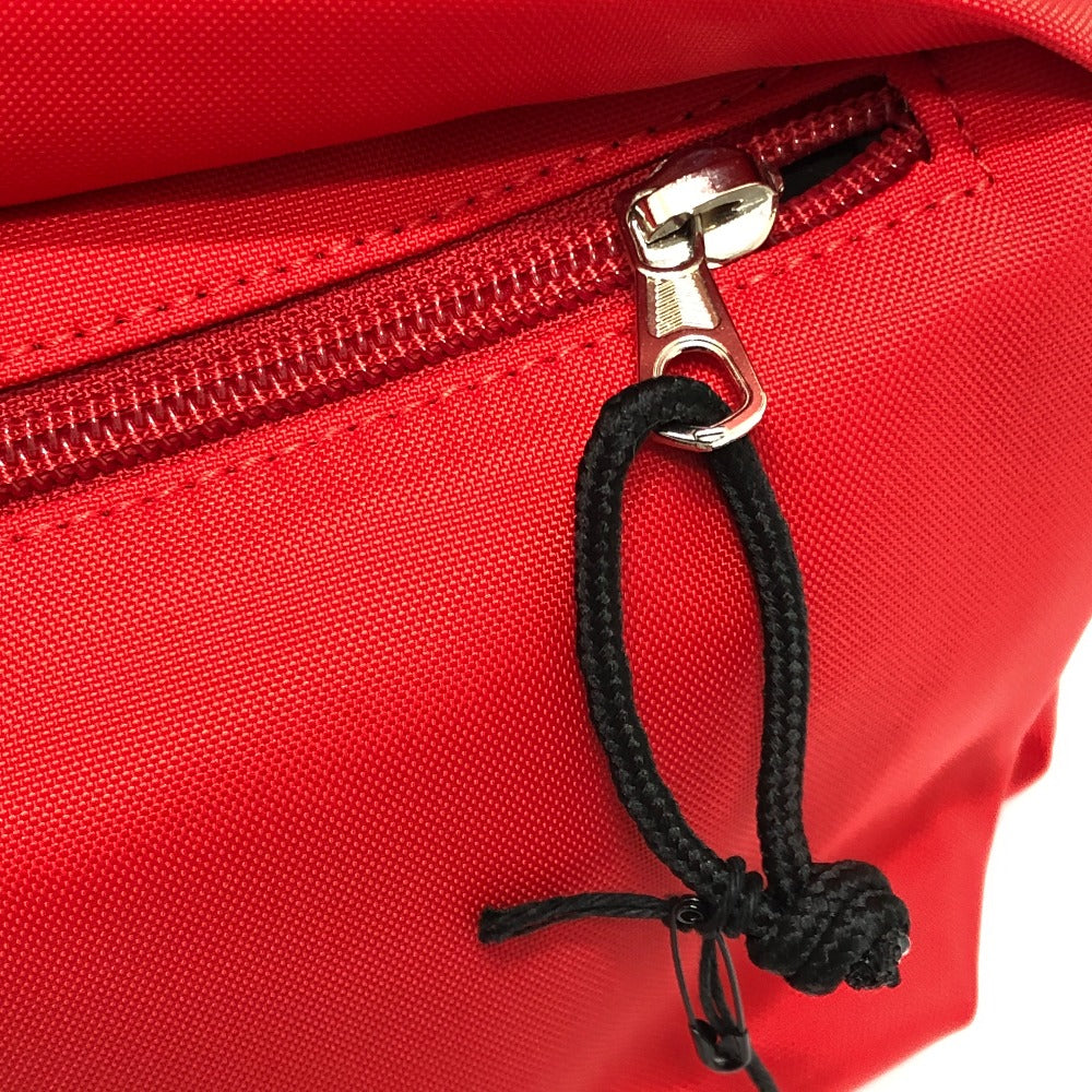 BALENCIAGA Backpack 507460 Nylon Red logo unisex(Unisex) Used Authentic