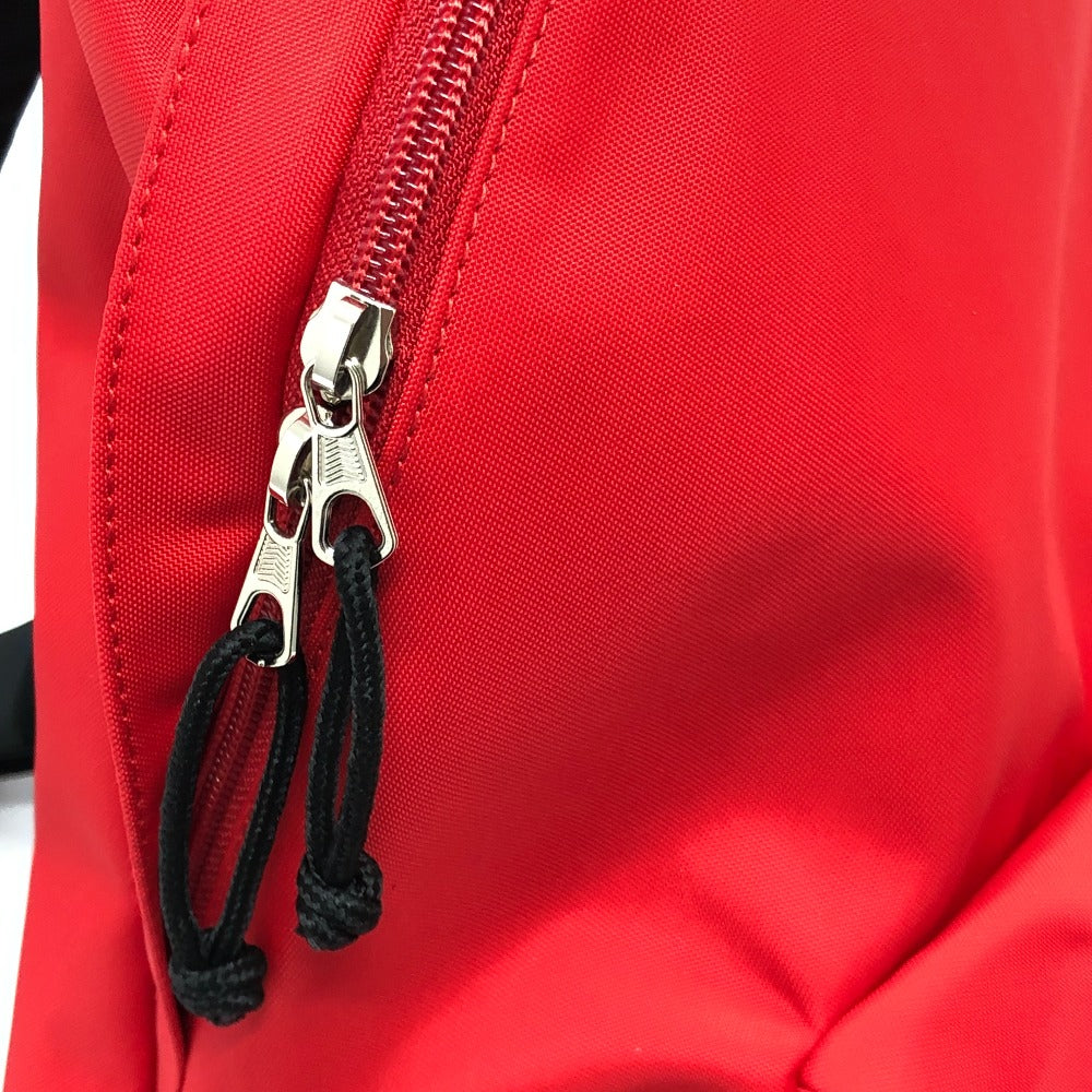 BALENCIAGA Backpack 507460 Nylon Red logo unisex(Unisex) Used Authentic