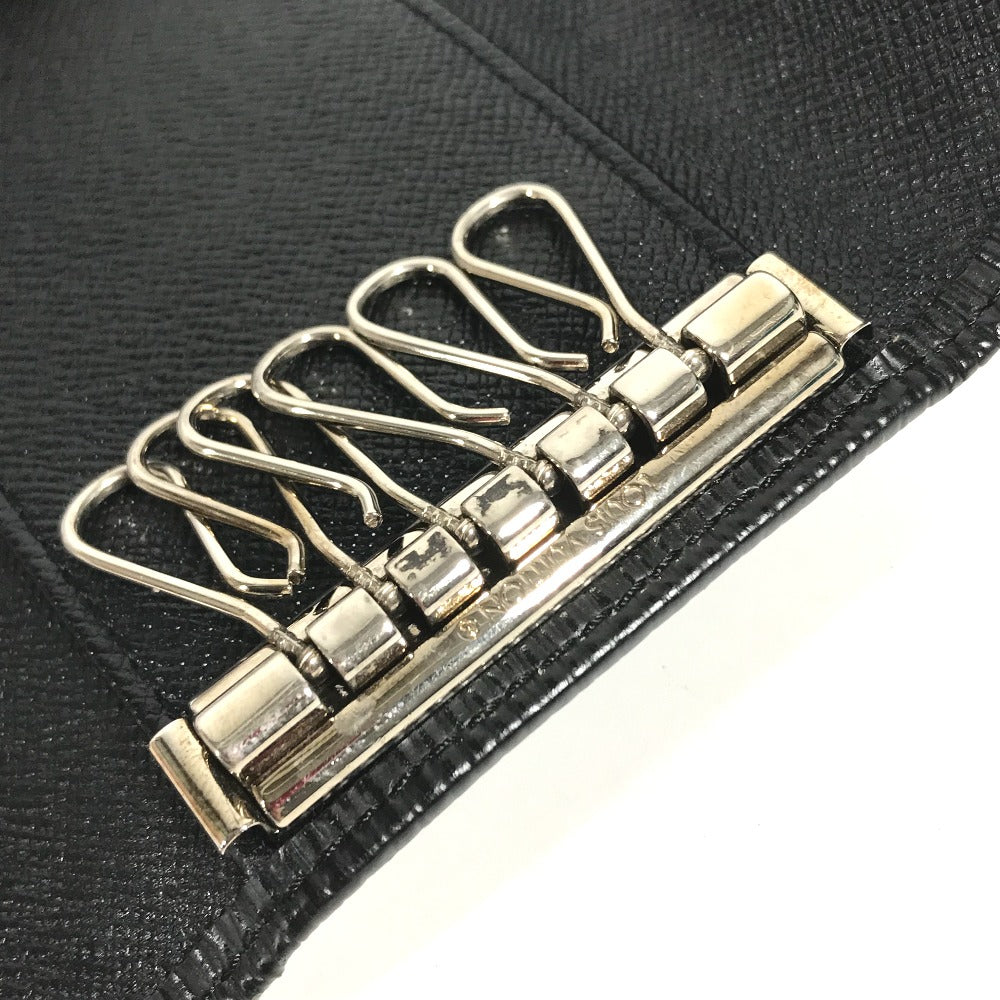 LOUIS VUITTON Key case Key holder  M63812 Epi Leather black Epi 6-key case Key holder Multicles6 mens Used Authentic