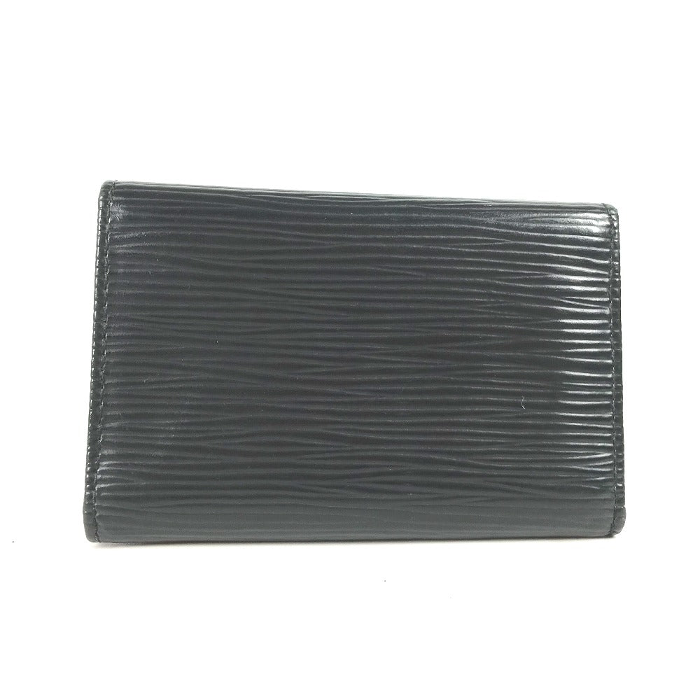 LOUIS VUITTON Key case Key holder  M63812 Epi Leather black Epi 6-key case Key holder Multicles6 mens Used Authentic