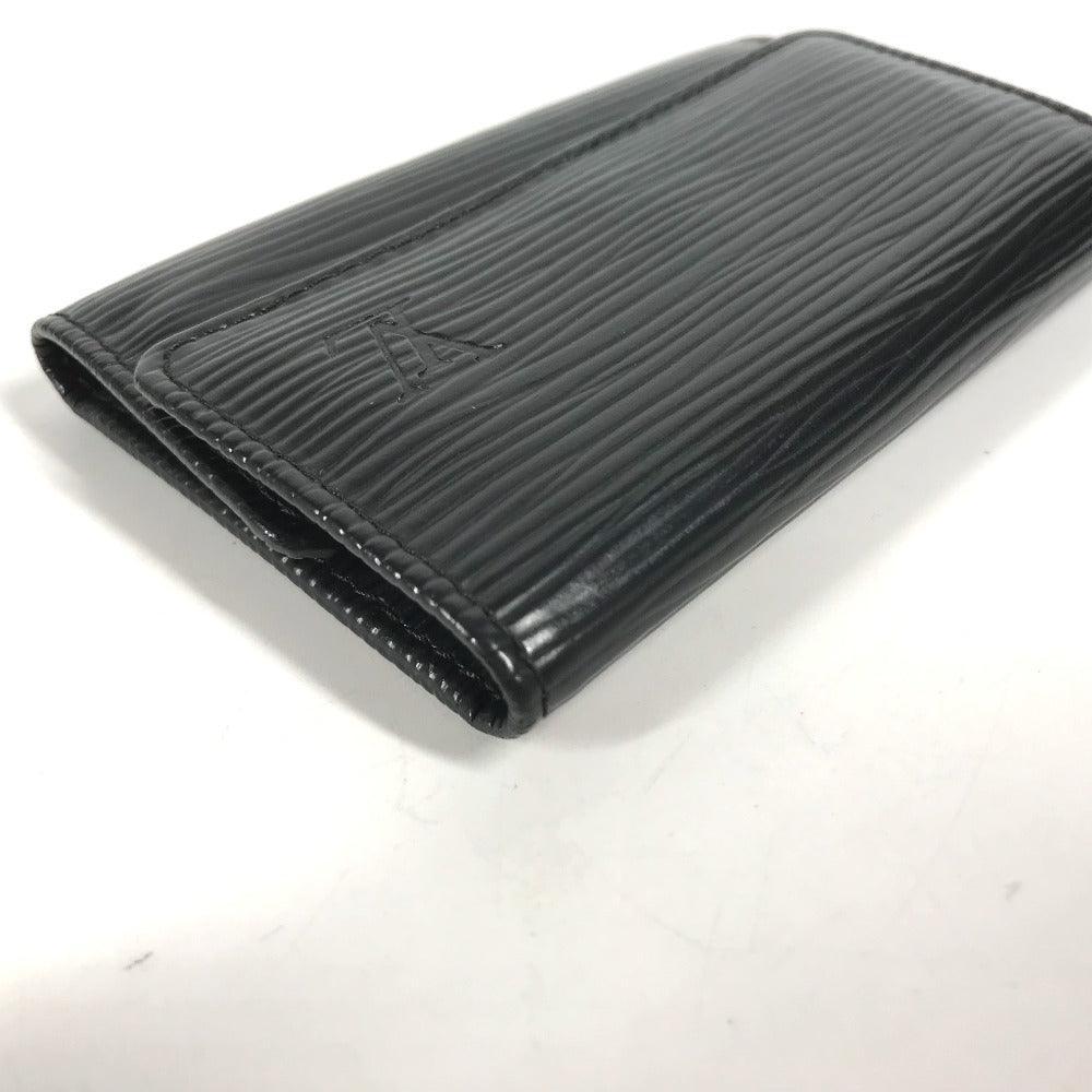 LOUIS VUITTON Key case Key holder  M63812 Epi Leather black Epi 6-key case Key holder Multicles6 mens Used Authentic