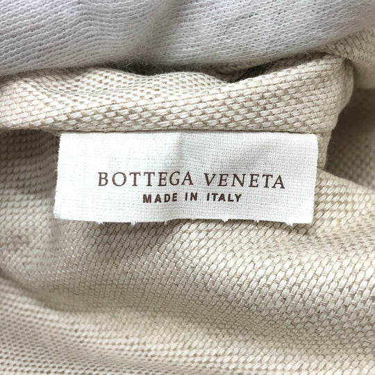BOTTEGAVENETA Clutch bag canvas beige Pouch, business bag logo Women(Unisex) Used Authentic