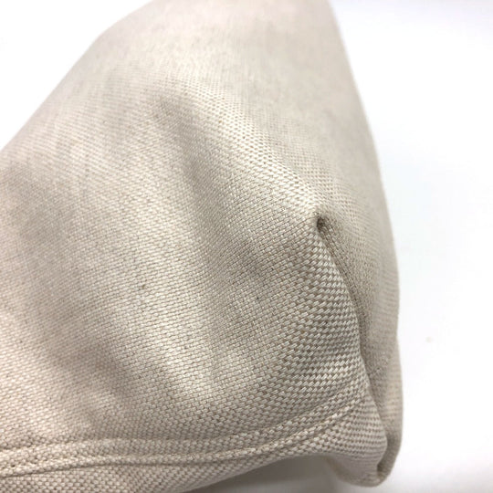 BOTTEGAVENETA Clutch bag canvas beige Pouch, business bag logo Women(Unisex) Used Authentic