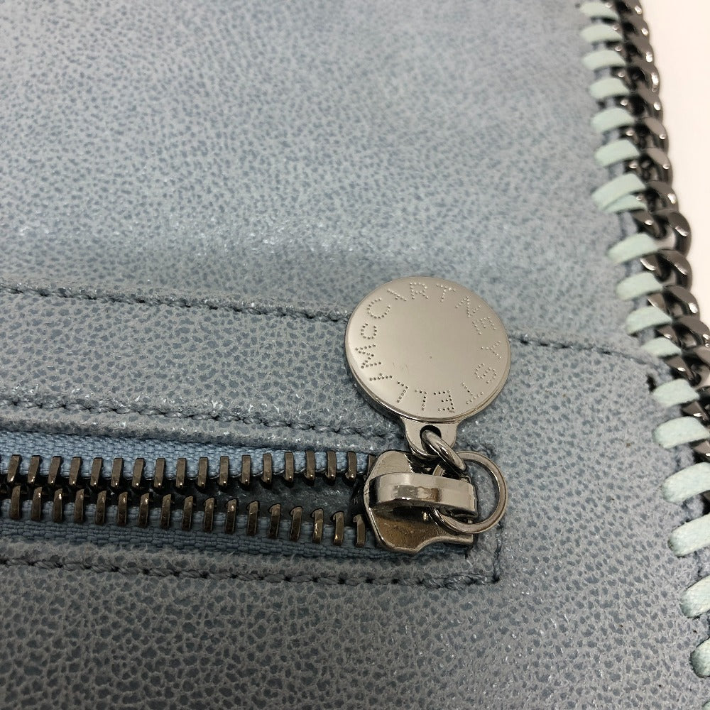 Stella McCartney Clutch bag fabric blue Bifold Wallet Women Used Authentic