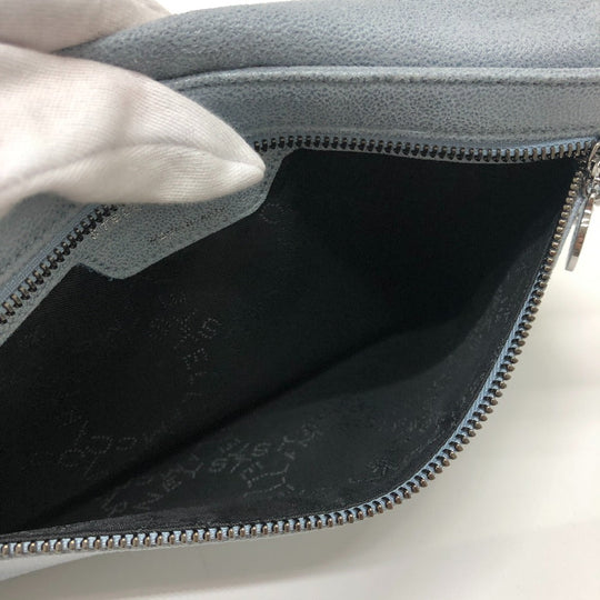 Stella McCartney Clutch bag fabric blue Bifold Wallet Women Used Authentic