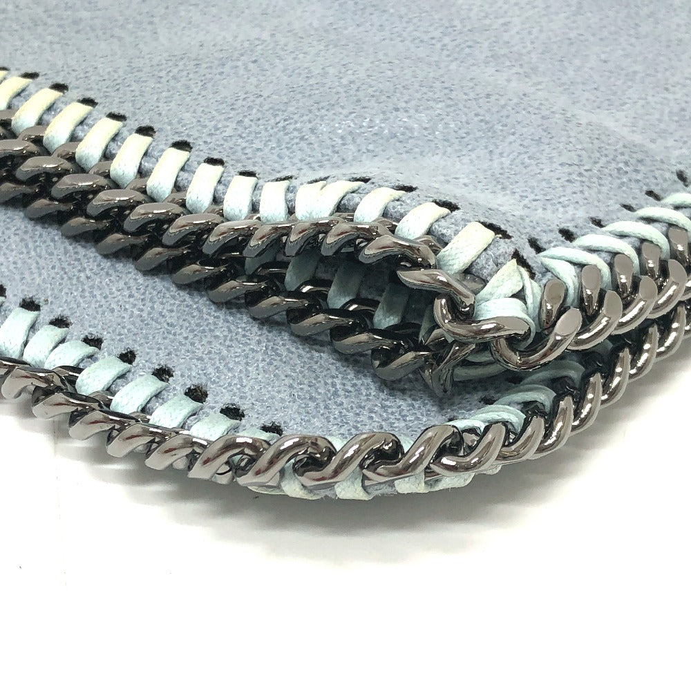 Stella McCartney Clutch bag fabric blue Bifold Wallet Women Used Authentic