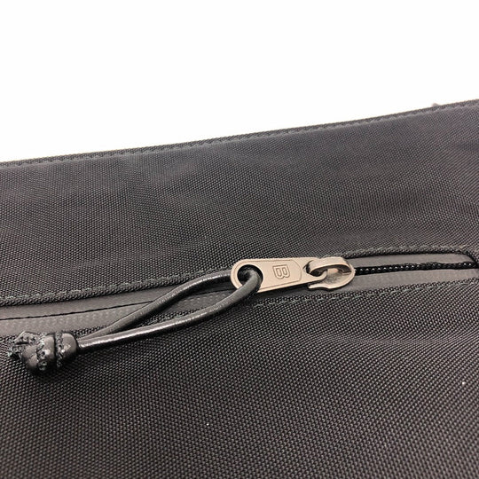 BALENCIAGA Clutch bag 459745 Nylon black SINNERS logo mens Used Authentic