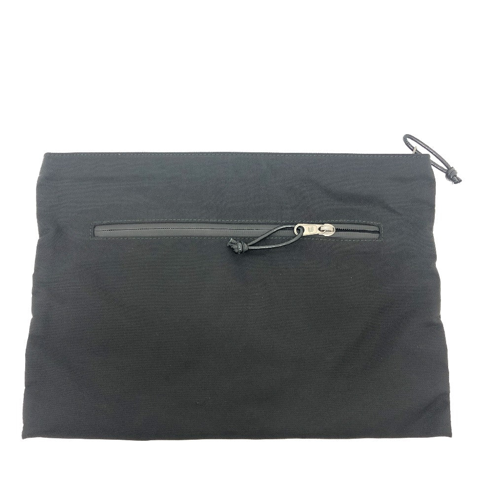 BALENCIAGA Clutch bag 459745 Nylon black SINNERS logo mens Used Authentic