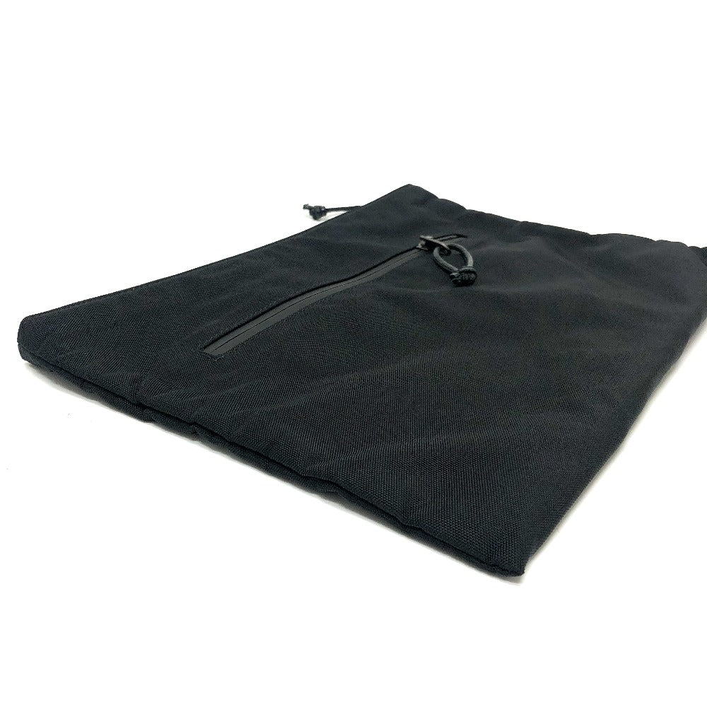 BALENCIAGA Clutch bag 459745 Nylon black SINNERS logo mens Used Authentic