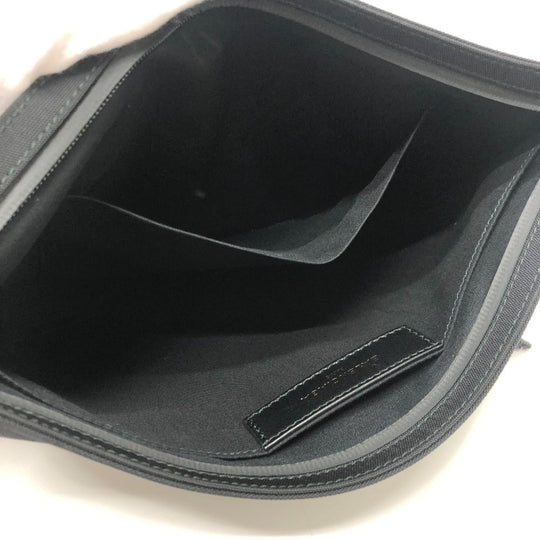 BALENCIAGA Clutch bag 459745 Nylon black SINNERS logo mens Used Authentic