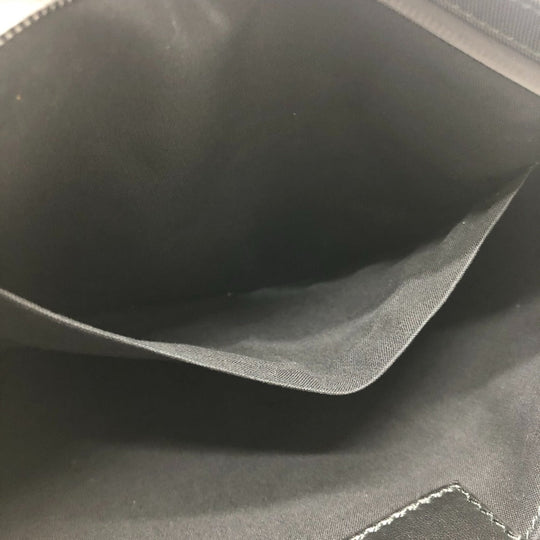 BALENCIAGA Clutch bag 459745 Nylon black SINNERS logo mens Used Authentic