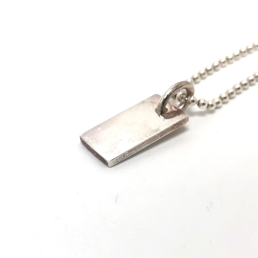 GUCCI bracelet SV925 Silver logo tag Women Used Authentic