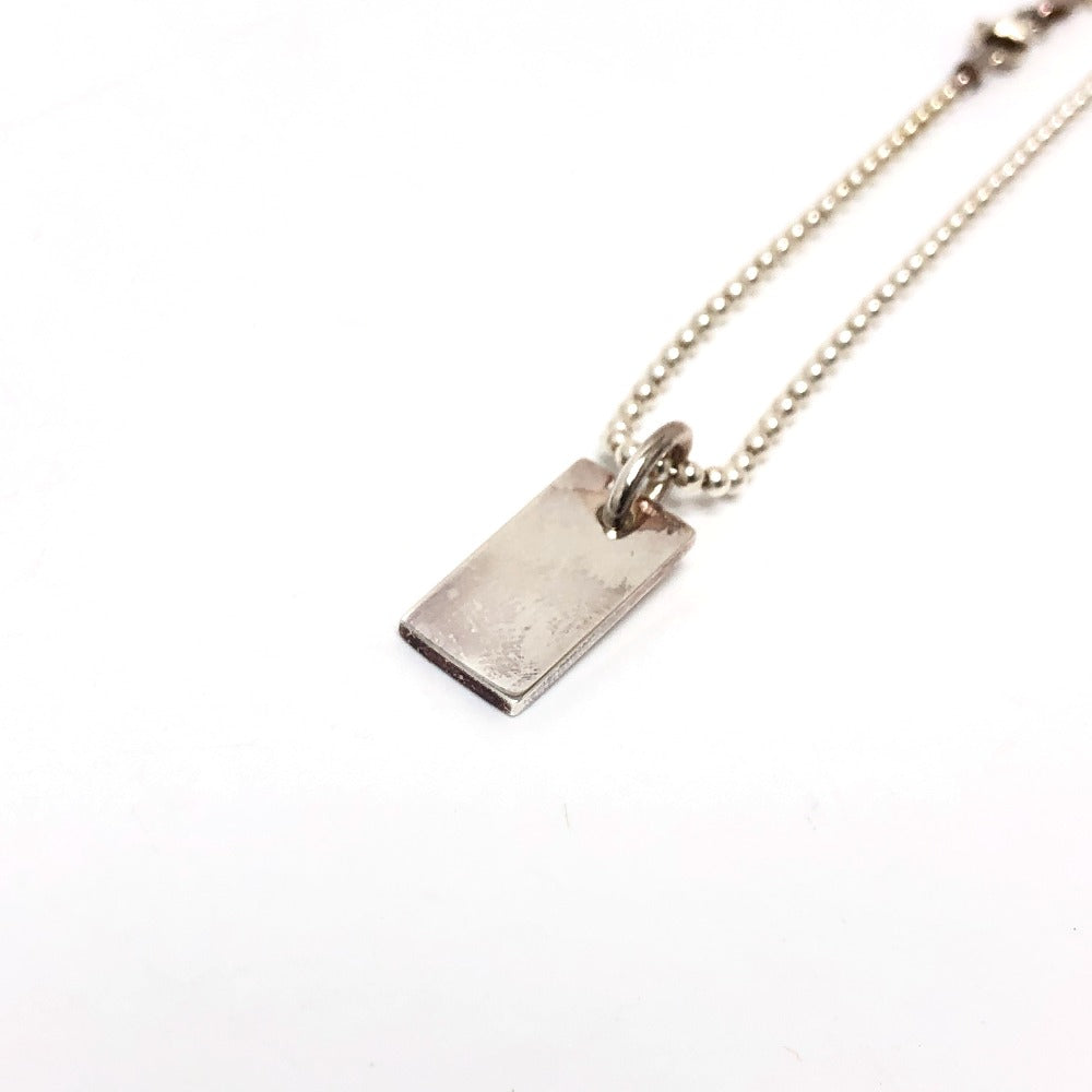 GUCCI bracelet SV925 Silver logo tag Women Used Authentic