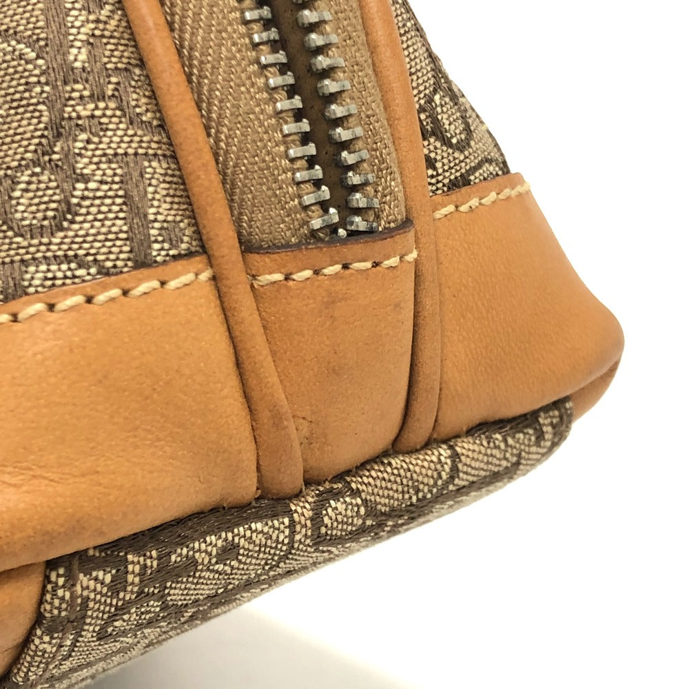 Dior Accessory pouch canvas beige Trotter Women Used Authentic