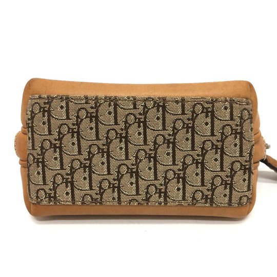 Dior Accessory pouch canvas beige Trotter Women Used Authentic