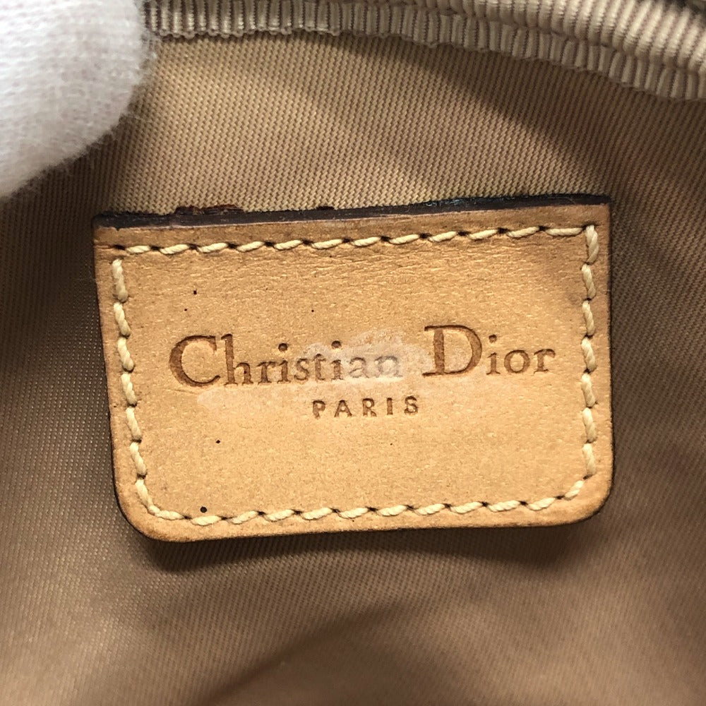Dior Accessory pouch canvas beige Trotter Women Used Authentic