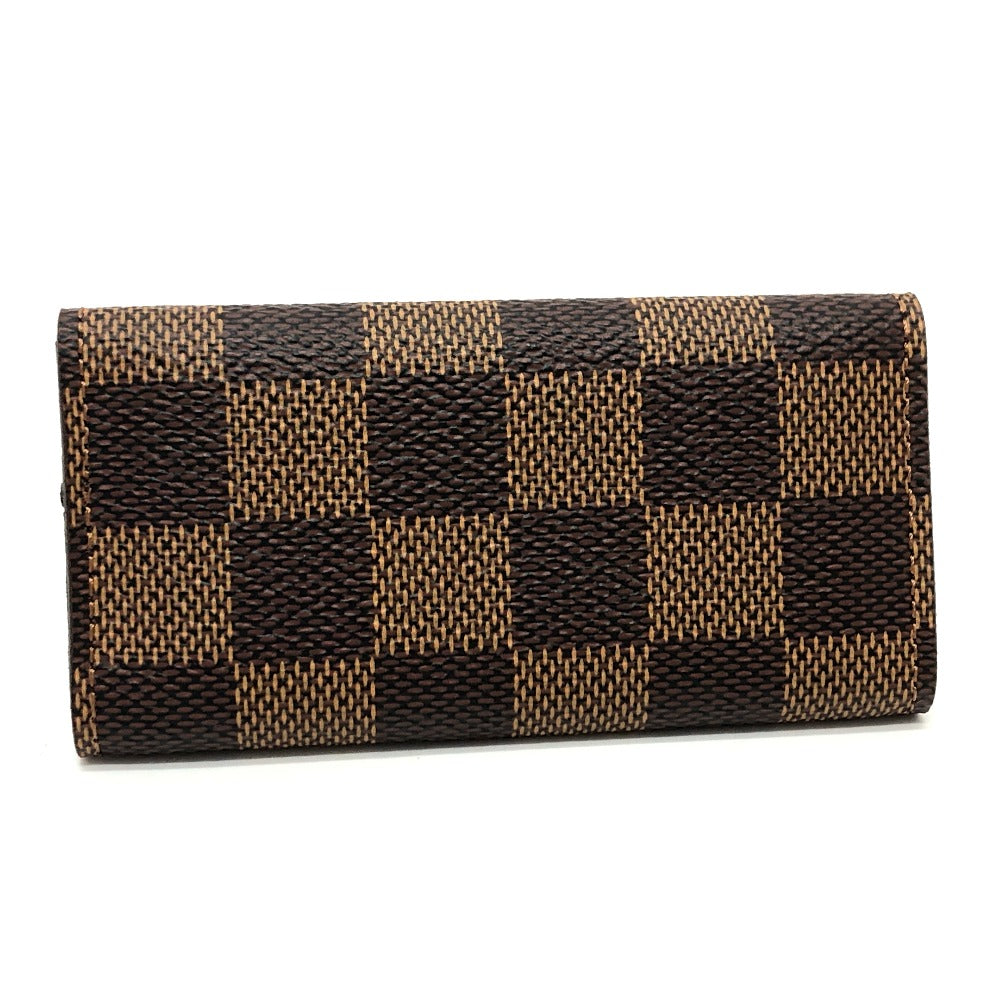 LOUIS VUITTON Key case Key holder  Ｎ62631 Damier canvas Brown Multicles 4